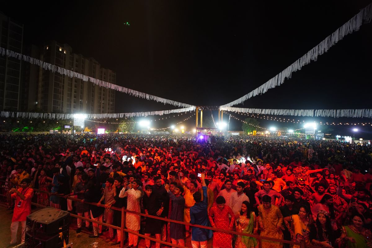 PYC Navratri 2025 at M K Farm house, Bhadaj